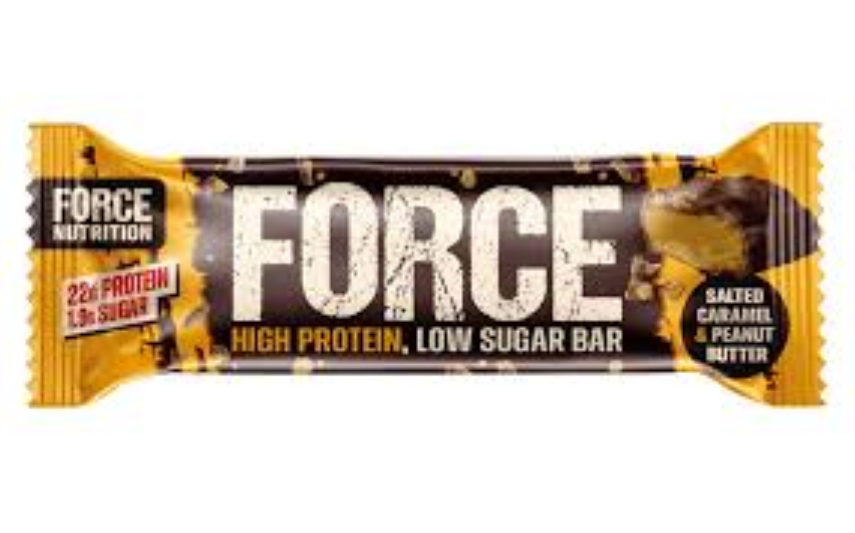 FORCE PROTEIN SALTED CARAMEL N PEANUT BUTTER BAR 65G